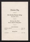 Program for Alumnae Day 1939